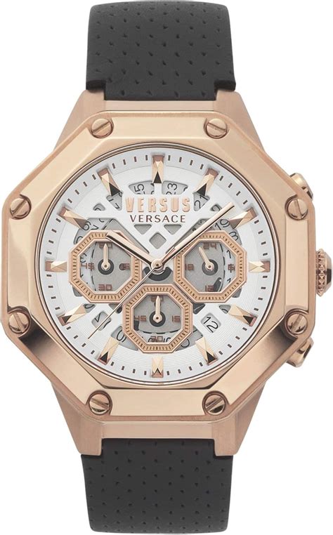 versace uhr versus|Versace leather watch.